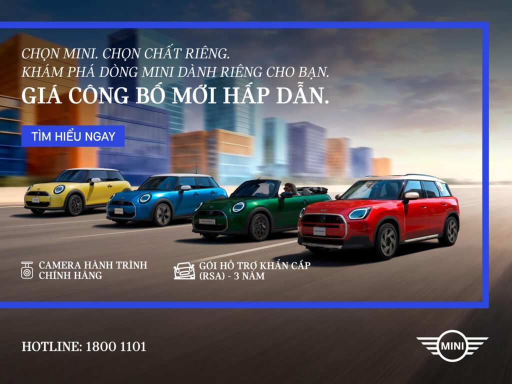 GIÁ CÔNG BỐ MỚI THÁNG 8: SỞ HỮU MINI. TRỌN VẸN NIỀM VUI CẦM LÁI